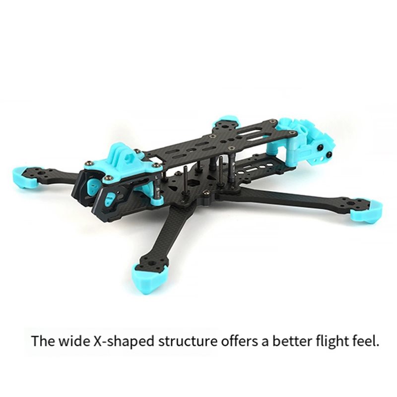 طقم إطار كربوني حقيقي من نوع X - مراجعة Fpv Drone Quadcopter وسعره
