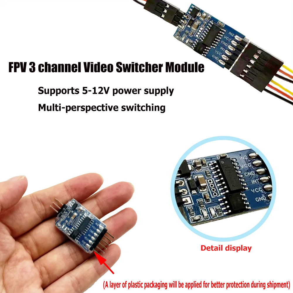 وحدة تبديل فيديو ثلاثية القنوا - مراجعة Fpv Drone Battery وسعره