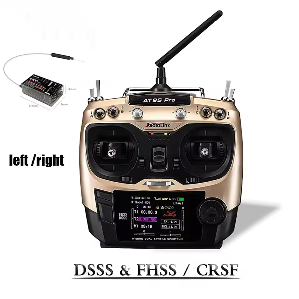 جهاز إرسال راديو Radiolink AT9 - مراجعة Fpv Drone Battery وسعره